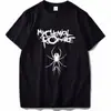 2025 Nuevo Modelo Comercio Exterior Marca Independiente Holgada y Cómoda Camiseta My Chemical Romance Moda Femenina Camiseta Diseño Hipster Genial