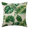 Amazon Explosions tema Planta Floresta Tropical Nórdica Folha Verde Capa de Travesseiro Outlet de Fábrica
