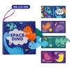 Amazon Libro de Tela para Bebé Papel Sonoro No se Puede Rasgar Libro de Tela en Inglés Educación Temprana Cognición Infantil Se Puede Morder Libro de Palma