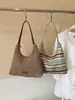 Bolso de paja de gran capacidad transfronterizo para mujer, nuevo bolso tejido a mano de verano 2026, bolso de hombro para debajo del brazo para mujer