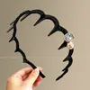 Nueva diadema de alta gama 2026, peine para el cabello estilo Maillard para peinar y arreglar los cabellos sueltos, accesorio para el cabello de uso diario estilo coreano para usar al aire libre