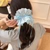 Renda Bordada Fita com Cordão Anel de Cabelo Intestino Grosso Feminino Primavera e Verão Amarração de Cabelo Doce Fio de Cabelo Acessórios de Cabelo Versáteis