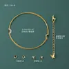 Accesorios Chapados en Oro de 18 Quilates, Kit de Materiales Hechos a Mano para Pulsera y Collar de Perlas DIY, Hilo para Abalorios y Cierres