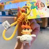 Llavero Original Crayon Pequeño Nueva Dimensión Dinámica Accesorios de Moda para Parejas Cadena Colgante Linda para Mochila Escolar Llavero para Llaves de Coche