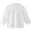 Ropa Gruesa y Cálida para Niños para Otoño e Invierno, Tops para Niños y Niñas, Camiseta Base Cálida de Cuello Medio Alto, Camiseta Transpirable