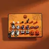 Venta Caliente Transfronteriza Europea y Americana Combinación de Pendientes de Halloween Dibujos Animados Divertidos Cabeza de Calabaza Fantasma Murciélago Elemento Set de Pendientes