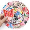 50 horquillas y2k pegatinas para diario de mano corazón de chica linda pegatinas de dopamina tarjeta goo diy decoración de vaso de té con leche impermeable