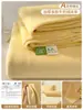 Sábanas de Terciopelo de Leche Pieza Única Forradas de Polar Engrosado Coral Terciopelo Dormitorio Colcha Individual Manta de Felpa de Tres Piezas Nuevo Estilo 2025
