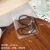 Bolsa Sellada para Joyería Wenwan Joyería Engrosada Anti-Oxidación Transparente Almacenamiento Bolsa para Pulsera Cremallera Auto-Sellante Bolsa de PVC