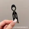 Peine de Cuatro Dientes Pasador para Personas Perezosas, Pasador en Forma de U para Mujeres, Pinza para el Cabello Estilo Nuevo 2025, Peine para el Cabello, Accesorio para Moño