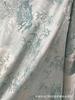 Primavera Verano Otoño Nuevo Catiónico Patrón Oscuro Paisaje Bambú Doble Color Tejido Jacquard Nuevo Chino Vestido Cheongsam Ropa para Niños