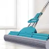 Fregona de Esponja Duradera para Uso Doméstico, Sin Lavado de Manos, Exprime el Agua, Limpieza de Suelos, Paño de Fregona Duradero, Esponja de Goma, Absorción de Agua, Una Pasada, Persona Perezosa, Tamaño Grande