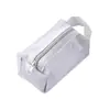 Bolsa de Armazenamento de Malha Transparente Porta-Moedas Porta-Chaves Nylon Portátil Armazenamento de Brinquedos Cosméticos Porta-Cartão de Ônibus