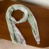 Bufanda de tela de encaje con lunares y perlas estilo coreano para mujer, moda de nicho con un toque de alta gama, accesorio de diseño pastoral
