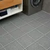 Alfombrilla Antideslizante para Baño Sala de Ducha Lavabo Alfombrilla para Piso Anticaída Ecológica Inodoro Resistente al Agua Impermeable Hueca Cobertura Completa