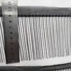 Cadena de Malla Metálica con Cuentas de 9 cm Base Bordada Borla de Cuentas Estilo Nuevo Gris y Plateado Alternado Accesorios de Costura para Manualidades Cortina de Cuentas Encaje