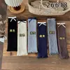 Sapatos Shang Algodão Polainas Femininas Outono Inverno Estilo Coreano Ins Meias para Panturrilha Bloco de Cores Listras Ponto Cruz Laço Cobre-pernas Emagrecimento Camadas