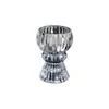 Portavelas de Cristal Creativo de Lujo Ligero, Decoración Retro Europea, Decoración Romántica para Bar, Copa para Velas de Doble Uso, Decoración del Hogar