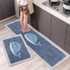 Tapete de cocina fresco de estilo americano, manta de noche, alfombra larga, tapete para puerta de entrada, tapete de corte completo, exportación transfronteriza