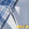 Estilo sin imprimir Tijeras pequeñas transparentes simples Cuchillo de corte portátil ligero Estudiante Oficina Herramienta de corte multifuncional para cuentas de mano