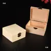 Caja de joyería de madera maciza para guardar hojas de té, cuentas sueltas, objetos de colección, pulseras, collares, colgantes y otros artículos, con cerradura
