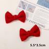Ano novo festivo vermelho série veludo lantejoulas arco acessórios DIY feriado cocar acessórios para cabelo material feminino atacado