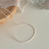 Colar de Pérolas Extremamente Fino de 4mm para Mulheres Verão Luxo Leve Design de Nicho Corrente de Clavícula de Alta Qualidade Acessórios de Colar de Pérolas de Arroz