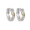 Pendientes con Corte de Rayo para Hombre, Modernos y Elegantes, Pendientes Creativos Chapados en Oro para Mujer, de Moda y Versátiles, Pendientes Creativos de Diamante