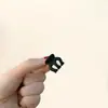 Grampo de garra para rabo de cavalo alto, artefato fixador, grampo de cabelo anti-queda, grampo de cabelo para nuca feminina, clipe anti-colapso, adorno de cabeça, clipe de fixação pequeno