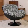 Cadeira de Sofá Nórdica Sofá Individual Rotação 360 Graus Moderna Simples Sala de Estar Varanda Casca de Ovo Quarto Cadeira de Lazer Pessoa Preguiçosa