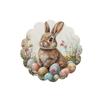 Camino de mesa de verano explosivo transfronterizo de Amazon, camino de mesa de conejo de Pascua, decoración de armario de mesa, tienda de fábrica