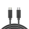 Cable de datos tipo C de doble cabezal PD, cable de datos para teléfono móvil de coche, cable de carga rápida tipo C para portátil