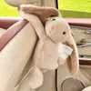 Caja de Pañuelos de Coche de Dibujos Animados Lindos Caja de Pañuelos Colgante Creativa de Oso de Peluche para Respaldo de Asiento de Coche Bolsa Colgante de Pañuelos para Coche