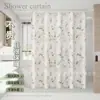 A cortina de banheiro PEVA mais vendida da Amazon é à prova d'água e resistente a mofo, adequada para divisória de banheiro, sem necessidade de perfuração, com uma haste retrátil