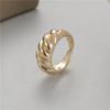 Anillo de boca abierta de moda europea y americana con goteo de aceite en blanco y negro, anillo de pareja de amor a larga distancia, estilo ins, anillo de diseño personalizado al por mayor