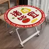 Mesa plegable para el hogar Mesa de comedor Balcón Ocio Mesa pequeña Habitación de alquiler Comer Estudiante Escribir Exterior Portátil Camping