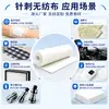 Algodón Absorbente No Tejido Perforado con Aguja, Algodón Filtrante, Tejido No Tejido de Poliéster Blanco, Material en Rollo de Algodón Perforado con Aguja Ignífugo Personalización