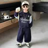 Conjunto de Ropa para Niños Primavera y Otoño 2026 Nuevo Elegante Casual Sudadera Conjunto de Dos Piezas para Niños, Ropa de Bebé, Ropa Infantil de Exportación