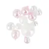 Paquete de 3 Bolas de Espejo para Comercio Exterior, Bola de Plástico Cuadrada con Recubrimiento, Colgante para Árbol de Navidad, Decoración de Pastel, Bola Colgante Enchufable, Centro Comercial