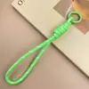 Cordão Colorido Novo para Celular Transfronteiriço, Corda Trançada Feita à Mão, Chaveiro para Capa de Celular DIY, Alça Destacável Anti-Perda para Garrafa de Água