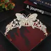 Nueva Corona de Novia de Lujo con Diamantes Completos Diadema Accesorios para Vestido de Novia Elegante Temperamento Corona de Novia de Cristal