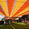 Cortina Elétrica de Sol para Jardim de Infância Parque de Diversões Piscina Dobrável Isolamento Cortina Elétrica de Abrigo Jardim de Infância Elétrico Protetor Solar