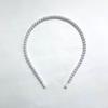 Faixa de Cabeça Versátil com Pérolas de 6mm e 8mm, Elegante Acessório de Cabelo de Pérola Falsa para Noivas, Faixa de Cabeça de Arame Atacado, Não Pressiona a Cabeça