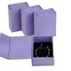 Nuevo producto: Caja Púrpura Magnética con Tapa abatible, Textura de Nube, Disponible para Pedido, Pulsera de Diseño Original de Milán, Producto Cultural y Creativo