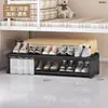 Espaço da Porta Sapateira Doméstica Armário de Armazenamento Área Pequena Sapateira Simples à Prova de Poeira Dormitório Escolar Sapateira de Cama