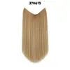 Peruca, Linha de Pesca de Fibra Química, Peruca Cortina de Cabelo, Cabelo Longo Liso, Extensões de Cabelo Sem Costura, Produtos para Linha do Cabelo de Seda de Alta Temperatura