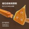 Escova Meridian Triangular, Escova Gua Sha Magnética Forte dos Cinco Elementos, Escova de Beleza Corporal, Escova de Massagem Magnética Relaxante Muscular para o Corpo Inteiro, Escova Dourada, Portátil