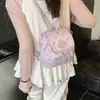Mochila de Moda Feminina Primavera 2026 Estilo Coreano Mochila Escolar Estudantil Bolsa Saco Mochila de Viagem Tendência de Alto Valor