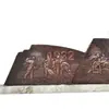 Escultura de Cobre para Pared de Gran Fondo Cultural Forjada a Medida Relieve de Cobre Escultura de Cobre Fundido Fabricante Fuente Diseño Personalizado Escultura de Cobre de Imitación