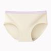Venta al por mayor 50 unidades Ropa interior de algodón Clase A para mujer Algodón puro 7A Antibacteriano Entrepierna inferior Sin costuras Transpirable Cintura media Calzones de mujer
